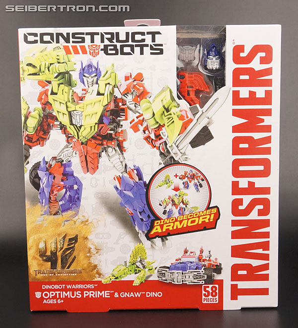 Transformers News: New Galleries: Transformers Age of Extinction Construct-Bots Dinobot Warriors Optimus Prime and Gnaw