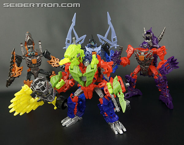 Transformers News: New Galleries: Transformers Age of Extinction Construct-Bots Dinobot Warriors Optimus Prime and Gnaw