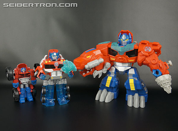 Transformers News: New Galleries: Rescue Bots Roar and Rescue Electronic Optimus Primal, Dinobots Heatwave and Blades