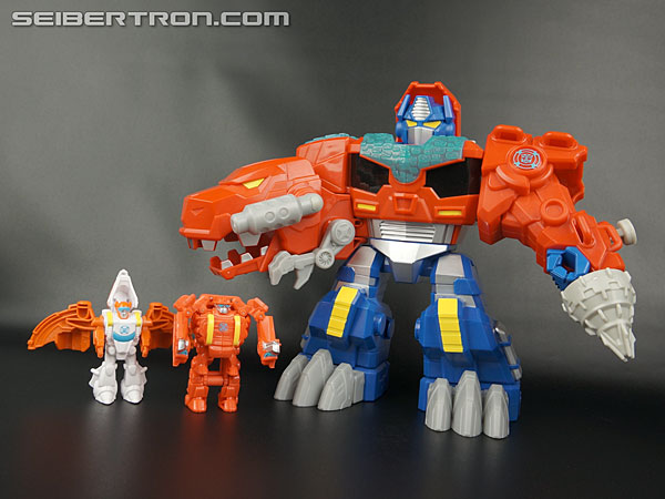 Transformers News: New Galleries: Rescue Bots Roar and Rescue Electronic Optimus Primal, Dinobots Heatwave and Blades