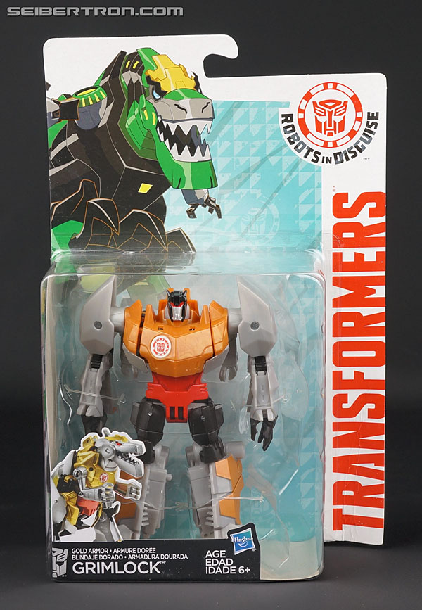 Transformers News: New Galleries: Robots In Disguise Gold Armor Grimlock, Night Ops Bumblebee, and 1-Step Optimus Prime