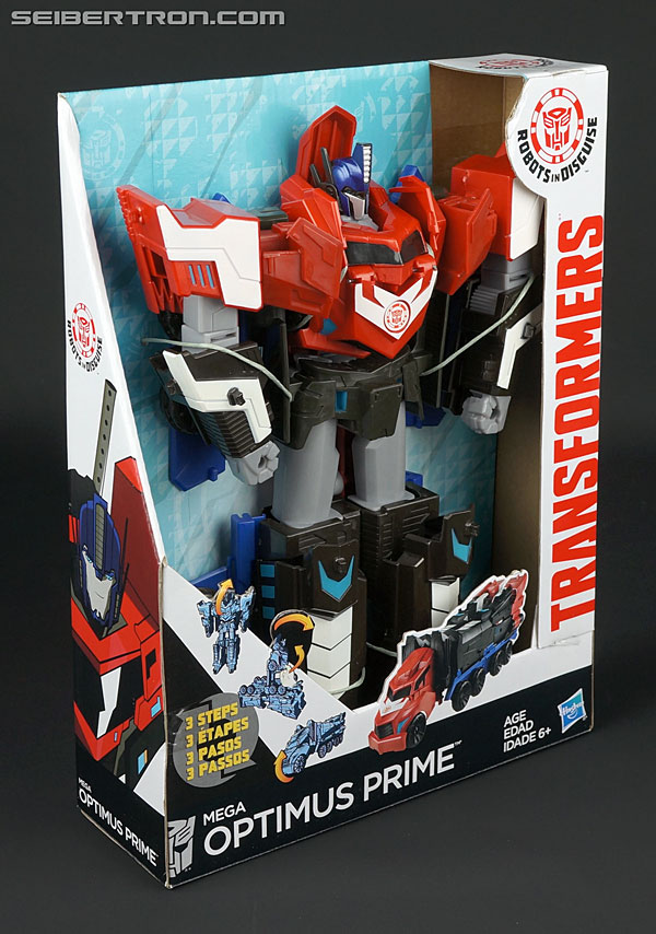 Transformers News: New Galleries: Robots In Disguise Mega Optimus Prime plus Adventures Gregevor, Bumblebee, Steeljaw,