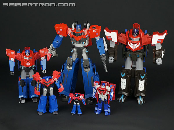 Transformers News: New Galleries: Robots In Disguise Mega Optimus Prime plus Adventures Gregevor, Bumblebee, Steeljaw,