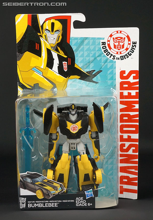 Transformers News: New Galleries: Robots In Disguise Gold Armor Grimlock, Night Ops Bumblebee, and 1-Step Optimus Prime