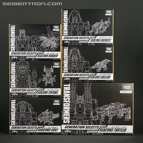 Transformers News: New Galleries: Generations Selects Seacons and King Poseidon