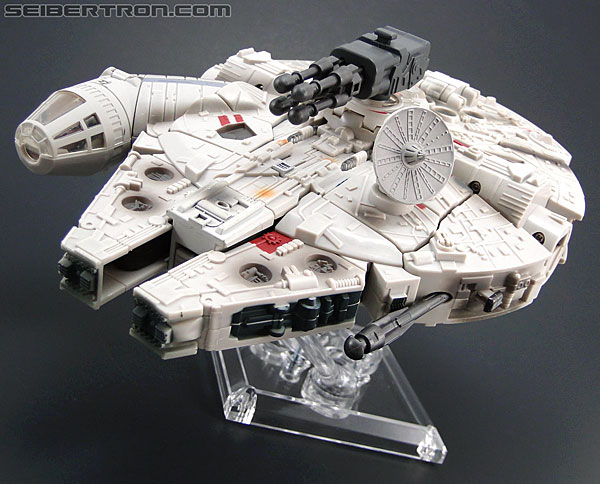 Transformers News: New Galleries: Star Wars Transformers Han Solo and Chewbacca Millennium Falcon Image