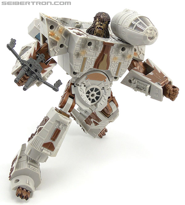 Transformers News: New Galleries: Star Wars Transformers Han Solo and Chewbacca Millennium Falcon Image