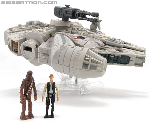 Transformers News: New Galleries: Star Wars Transformers Han Solo and Chewbacca Millennium Falcon Image