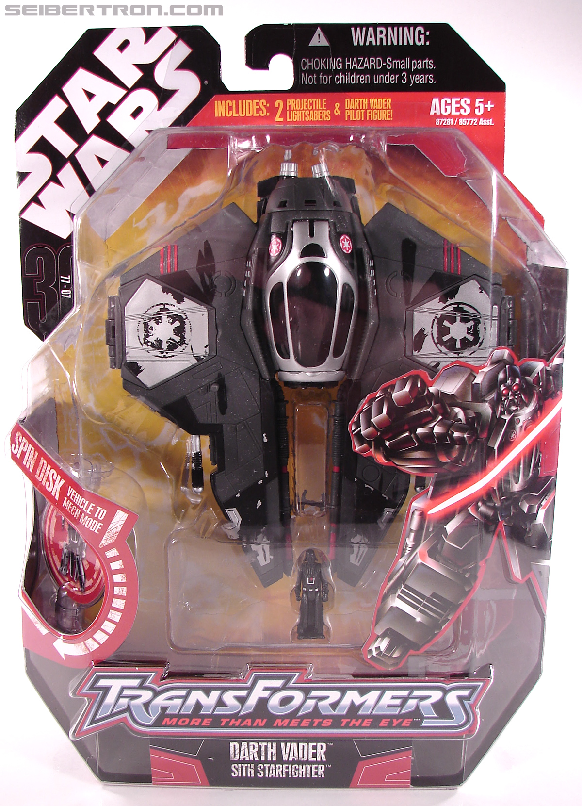Star Wars Transformers Darth Vader (Sith Starfighter) (Image #1 of 138)