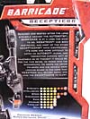 Transformers (2007) Premium Barricade - Image #6 of 108