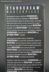 Transformers Masterpiece Starscream - Image #12 of 146