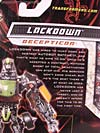 Transformers Revenge of the Fallen Lockdown - Image #11 of 126