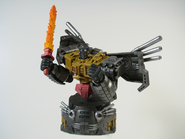 Transformers News: SDCC Update: Titanium Menasor and Alternator Rodimus Images and Bio plus first pic of War Within Grimlock Bust! SDCC Rodimus