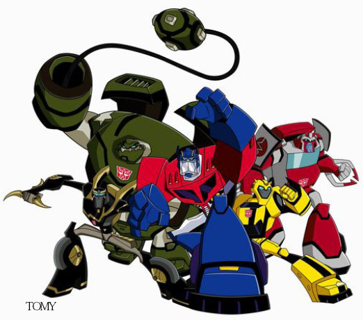 Takara Tomy's "Transformers Animated" Press Release