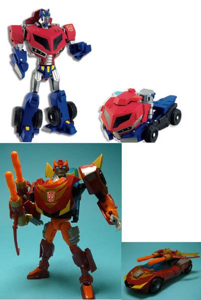 Transformers News: Takara Animated Two-Packs - Clear Rodimus + Prime, and Cybertron Mode Megatron + Prime Confirmed Image