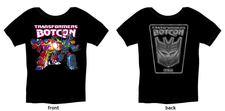 Transformers News: No BotCon Registration today -Thursday 5 / 13 & T-Shirt Preview Image