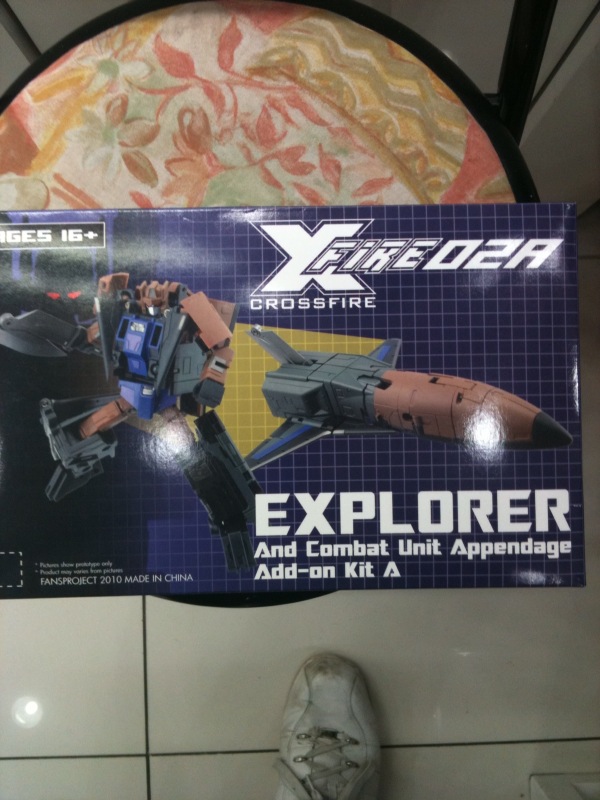 Transformers News: Box Images of FansProject Crossfire Kits A and B Image
