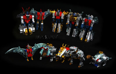 Transformers News: WST Five Dinorobot Giftset Revealed Image