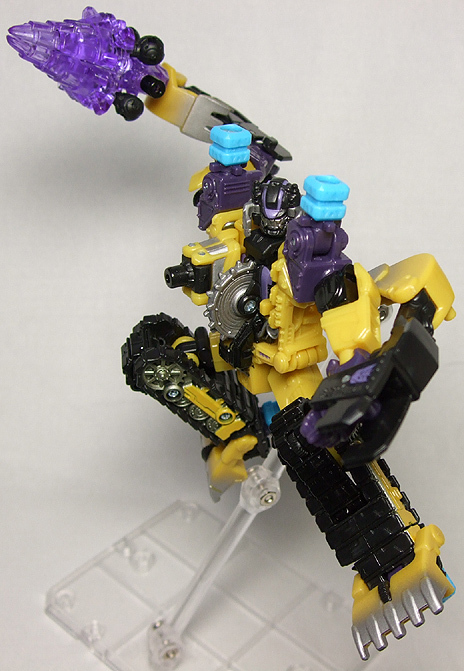 Transformers News: Extensive Look at Power Core Combiners Sledge with Throttler Image