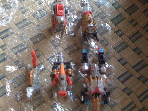 Transformers News: Toy Images of Power Core Combiners Grimstone with Dinobots Image