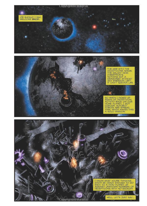 Transformers News: Transformers: Prime Graphic Novel Preview Image