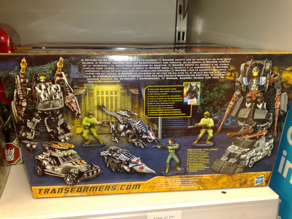 Transformers News: 'The Ravage Infiltration' - Released in the UK Image