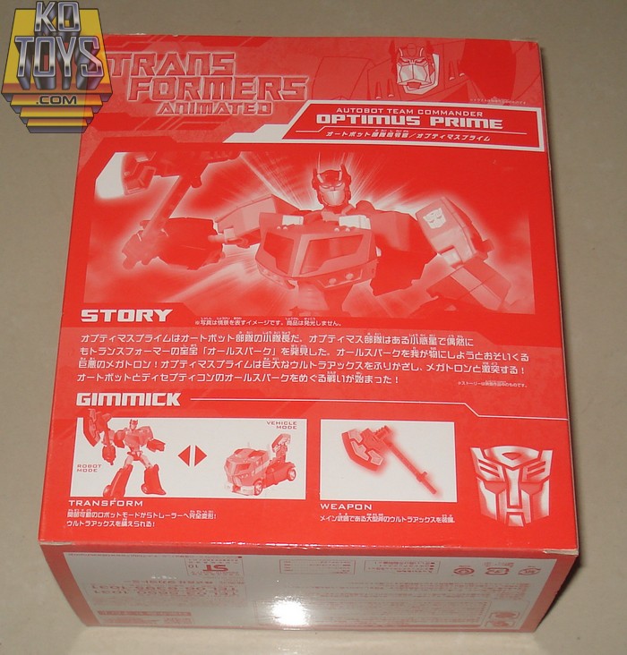 Transformers News: In-Package Images of Family Mart Prize B - Animated Earth Mode Optimus Prime Image