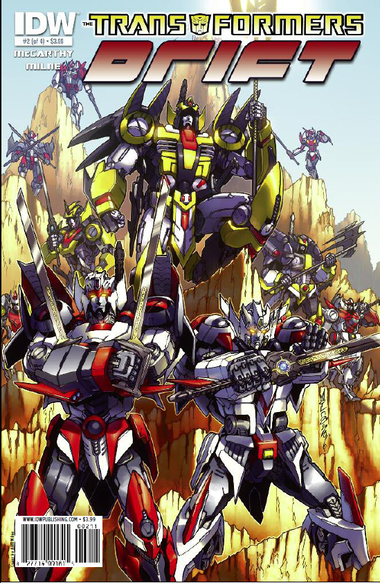 Transformers News: Transformers: Drift #2 - Five-Page Preview Image