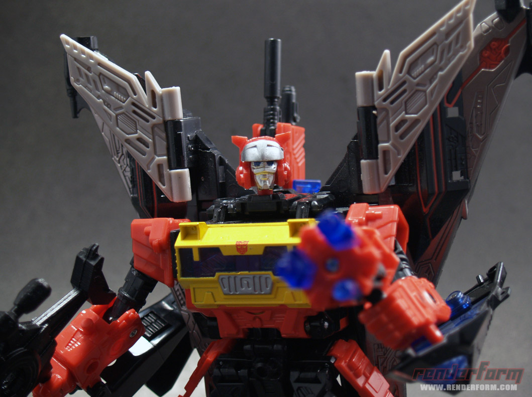 Transformers News: New Renderform RF-003 DJ Rockblast Upgrade Kit Images Image