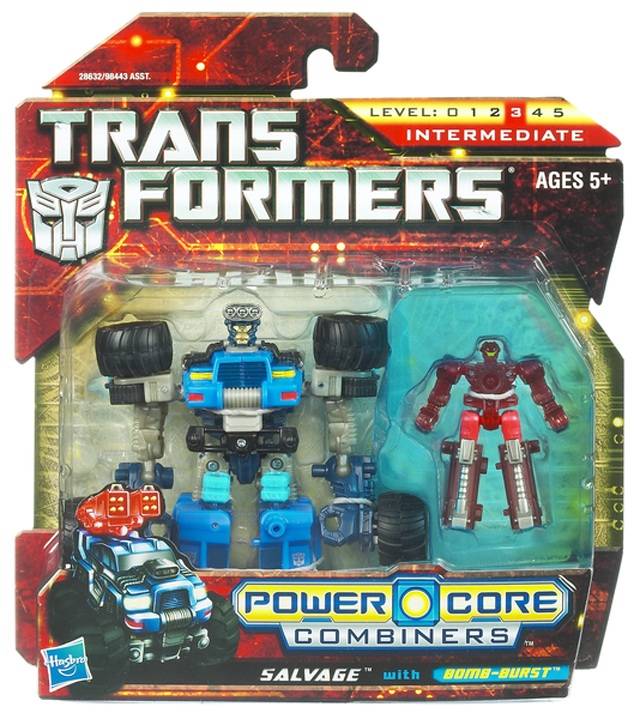 Transformers News: Official / In-Package Images of PCC Spastic w / Stunticons, Salvage w / Bombburst, Undertow w / Waterlog Image