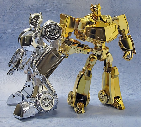 Transformers News: New Image of Lucky Draw Silver Animated Bumblebee Image