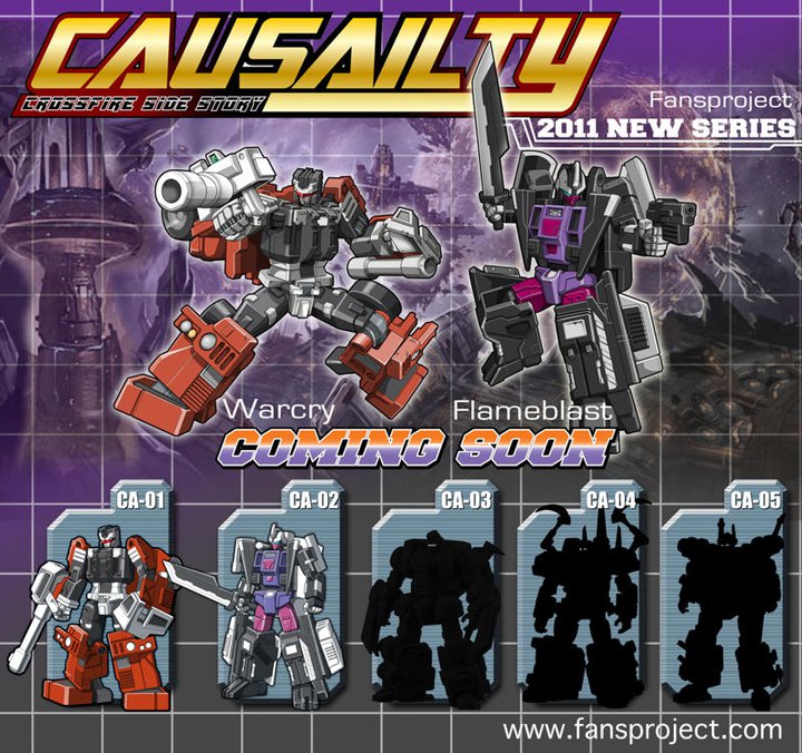Transformers News: Upcoming FansProject Product Revealed - Causality 2011 Image