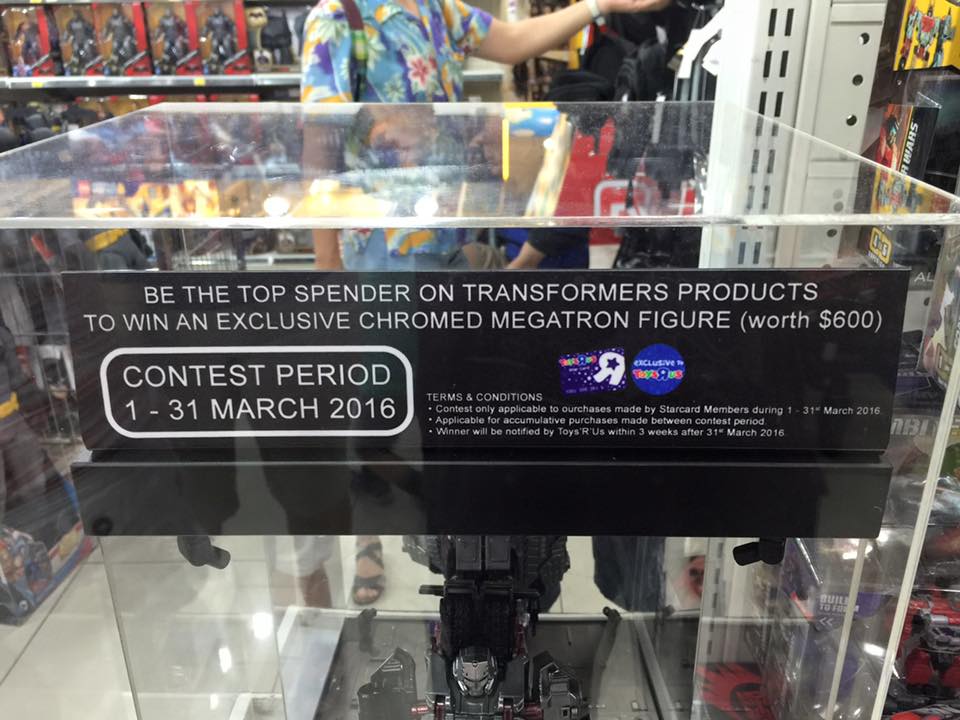 Transformers News: Singapore Contest featuring Transformers Combiner Wars Chrome Megatron