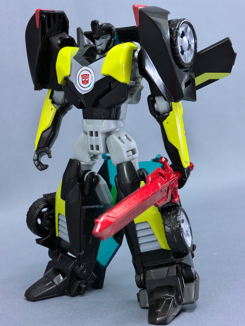 Transformers News: In-Hand Images - Takara Tomy Transformers Adventure Cybertron Satellite Black Knight Bumblebee