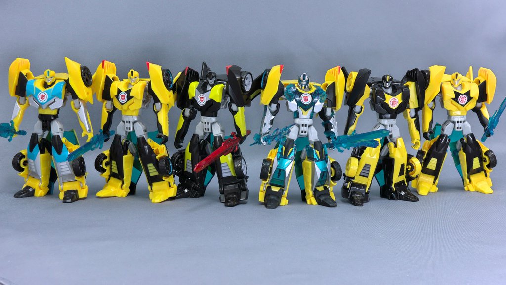 Transformers News: In-Hand Images - Takara Tomy Transformers Adventure Cybertron Satellite Black Knight Bumblebee