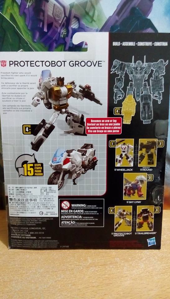 Transformers News: Back of Card of Transformers Combiner Wars Groove Has Him Part of Sky Reign Transformers News: Back of Card of Transformers Combiner Wars Groove Has Him Part of Sky Reign