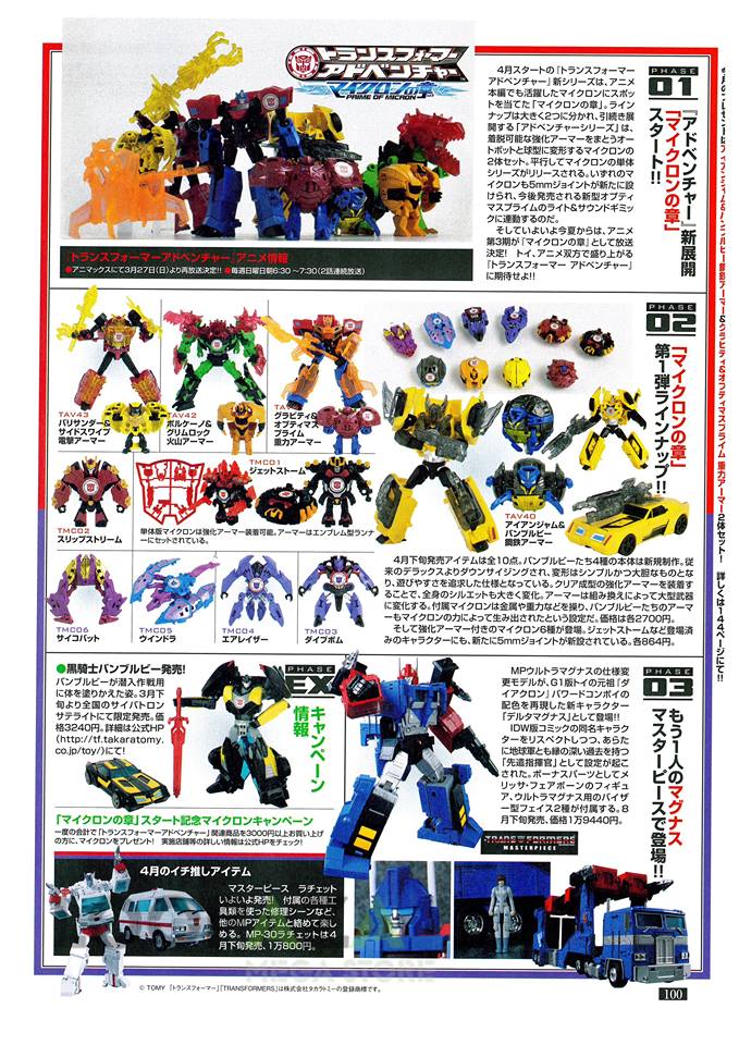 Transformers News: Figure King #218 Scans: Masterpiece Optimus Primal, Transformers Adventure, Legends Titan Masters