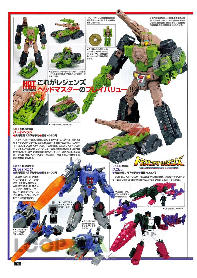 Transformers News: Figure King #218 Scans: Masterpiece Optimus Primal, Transformers Adventure, Legends Titan Masters