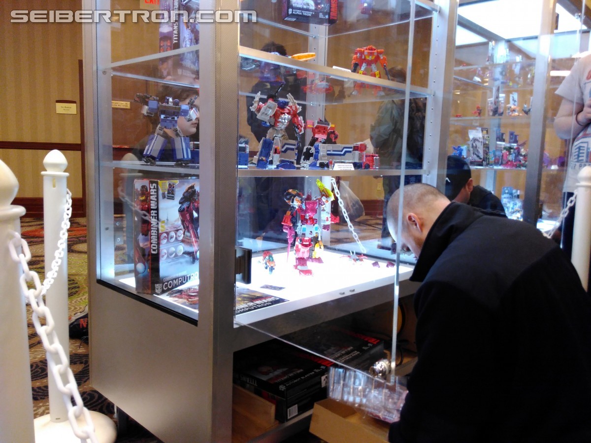 Transformers News: #Botcon2016 Galleries: Hasbro Floor Display - Wave 2 Titans Return, Computron +Technobots, Liokaiser