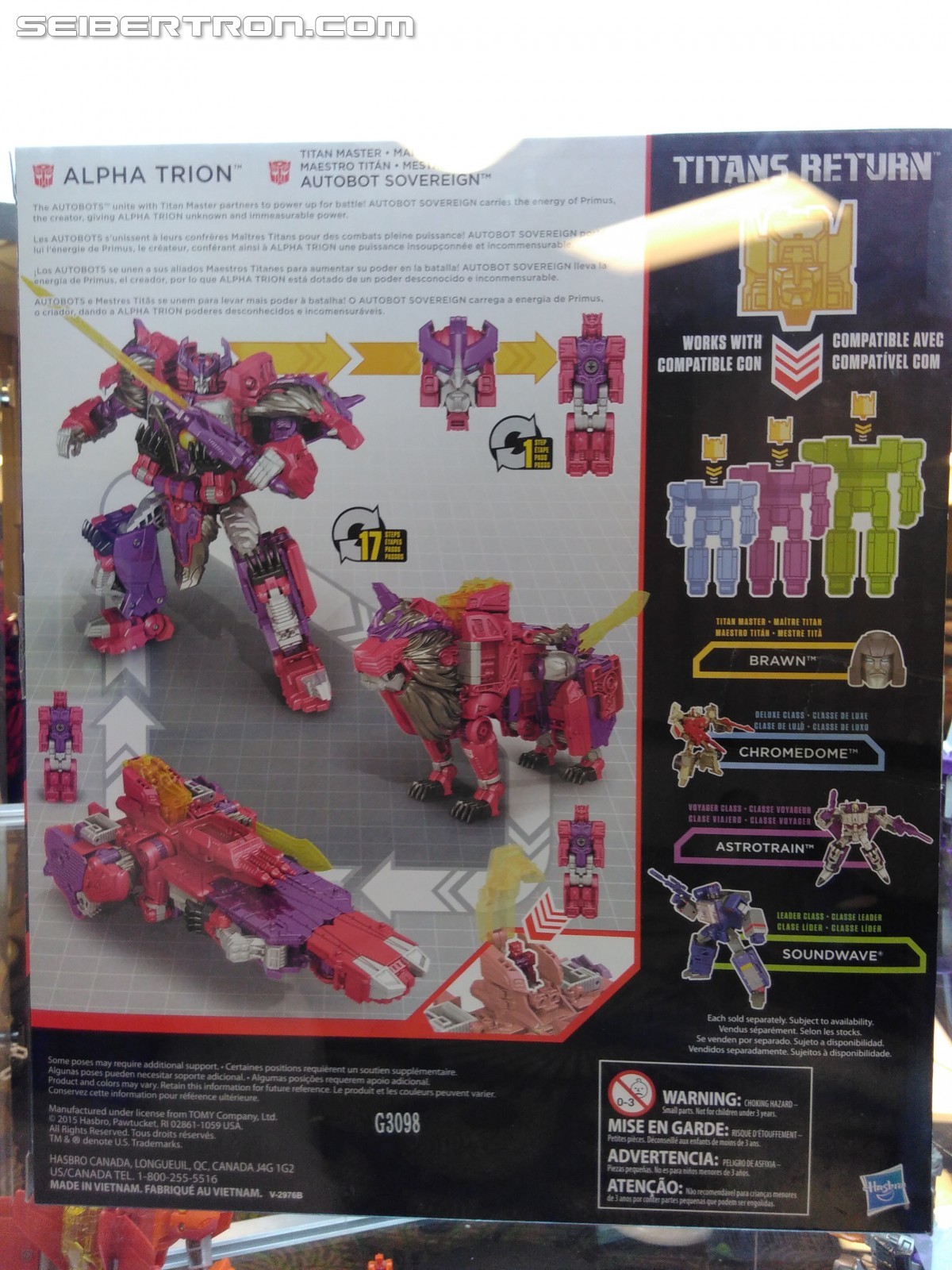 Transformers News: #Botcon2016 Galleries: Hasbro Floor Display - Wave 2 Titans Return, Computron +Technobots, Liokaiser