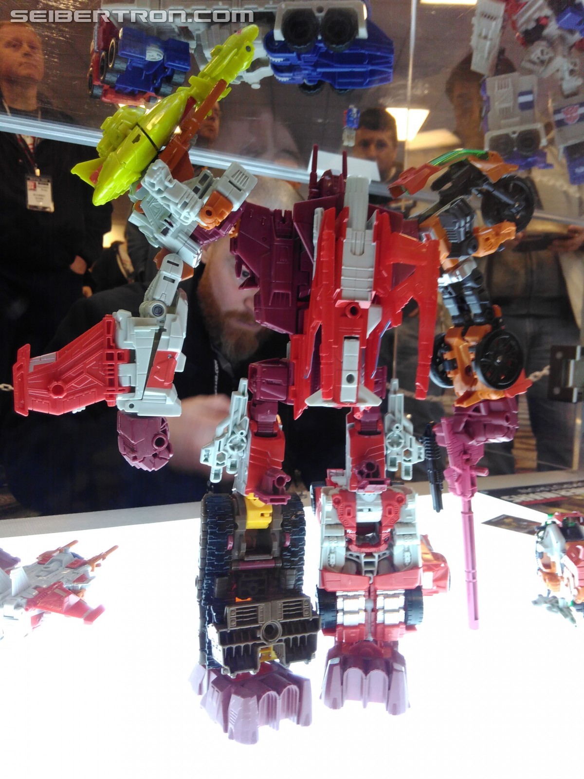 Transformers News: #Botcon2016 Galleries: Hasbro Floor Display - Wave 2 Titans Return, Computron +Technobots, Liokaiser