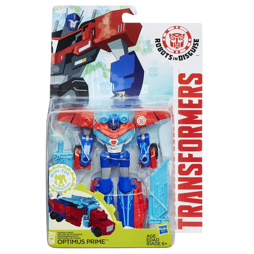 Transformers News: New Stock Images of Transformers Robots in Disguise Power Surge Optimus Prime and Scatterspike