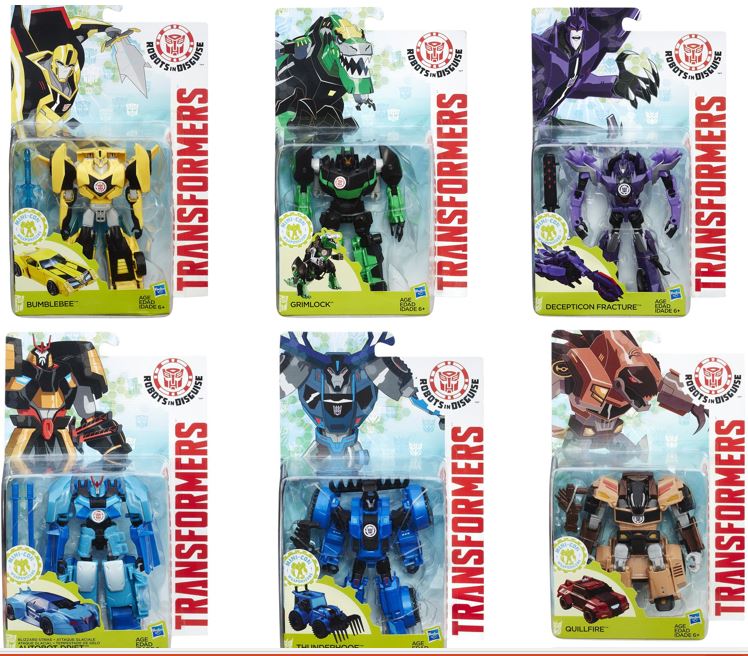 Transformers News: New Stock Images of Transformers Robots in Disguise Power Surge Optimus Prime and Scatterspike