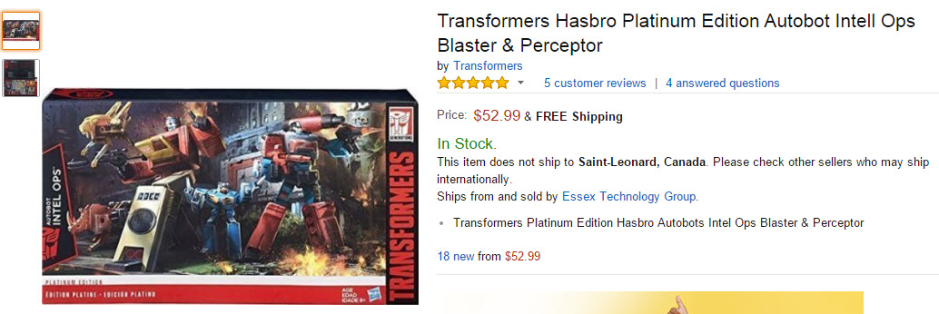 Transformers News: Crazy Deal: 75% Off Amazon Exclusive Transformers G1 Deco Voyager Slog + Amazon Deal Rundown Transformers News: Crazy Deal: 75% Off Amazon Exclusive Transformers G1 Deco Voyager Slog + Amazon Deal Rundown