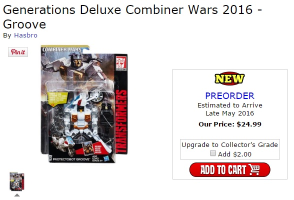 Transformers News: New Pre-Orders - BigBadToyStore.com - Transformers Combiner Wars Deluxe Groove and MP-25L Transformers News: New Pre-Orders - BigBadToyStore.com - Transformers Combiner Wars Deluxe Groove and MP-25L