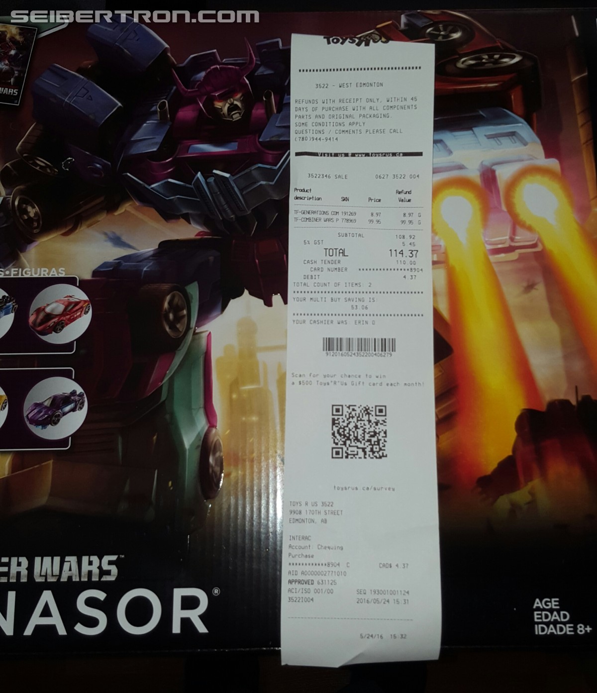 Transformers News: Transformers Platinum Edition and Combiner Wars G2 Sets On Sale At ToysRus Online And In Store
