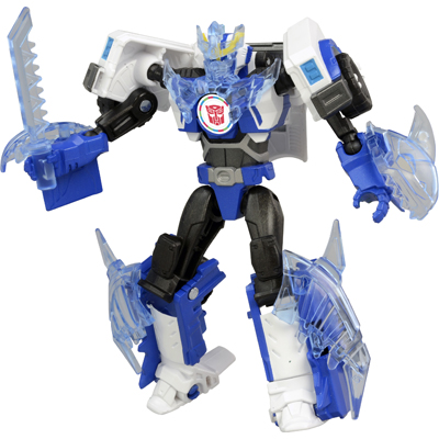 Transformers News: Stock Images - Takara Tomy Transformers Adventure TAV51 Hyper Surge Bumblebee, TAV52 Strongarm