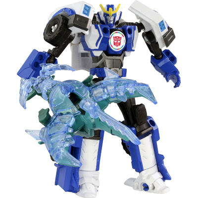 Transformers News: Stock Images - Takara Tomy Transformers Adventure TAV51 Hyper Surge Bumblebee, TAV52 Strongarm