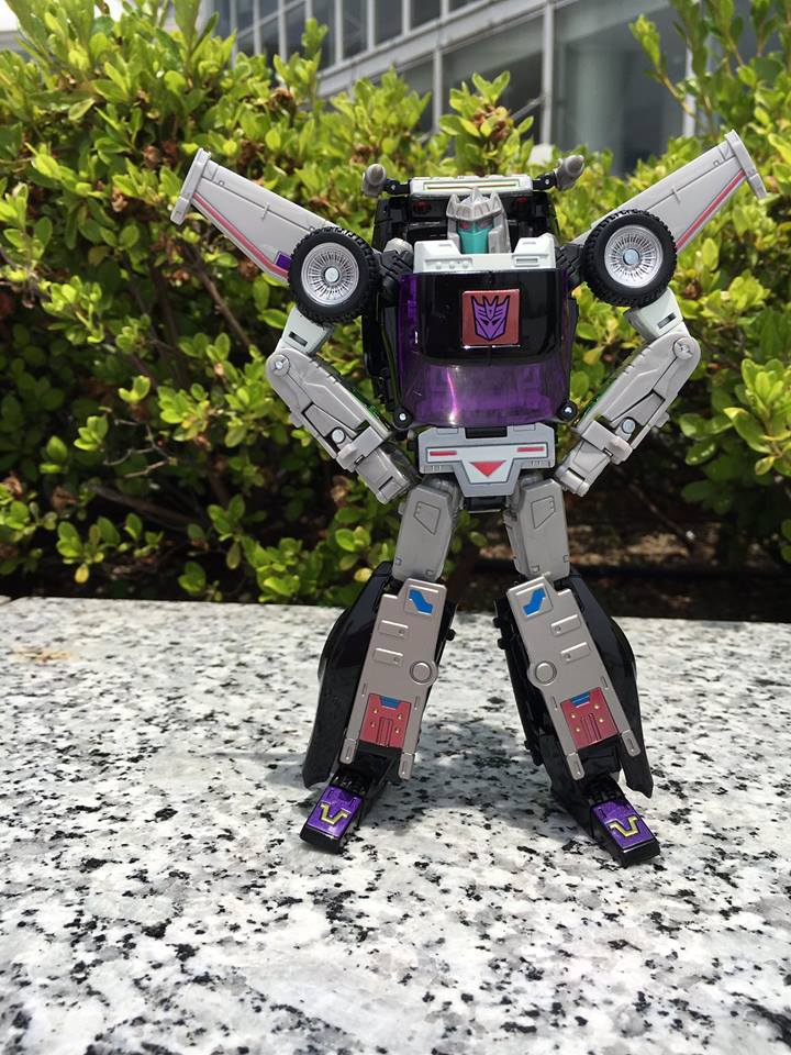 Transformers News: TakaraTomy Transformers Masterpiece MP-25L Loudpedal In Hand