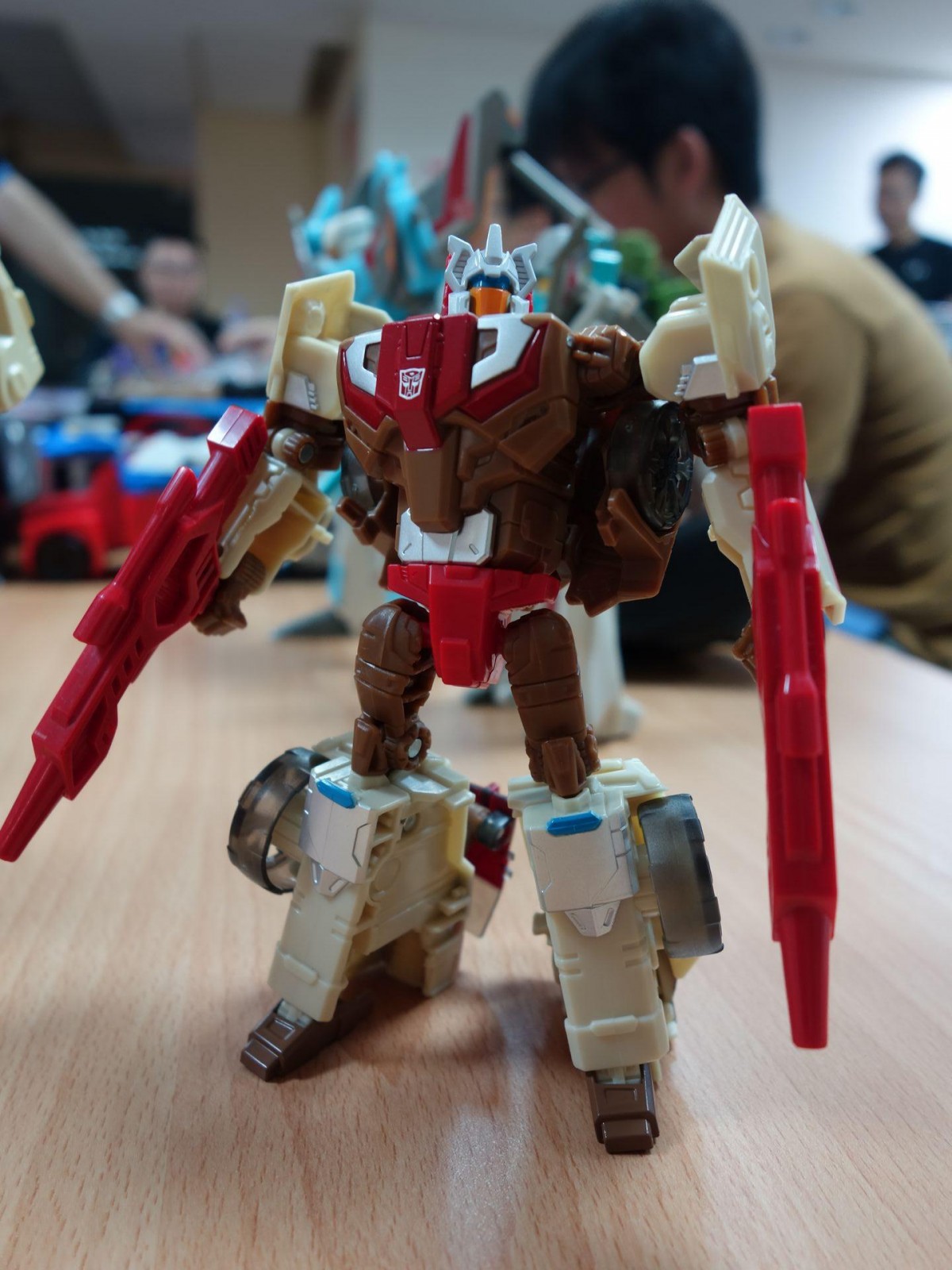 Transformers News: In Hand and G1 Comparison Images of Transformers Titans Return Chromedome and Highbrow